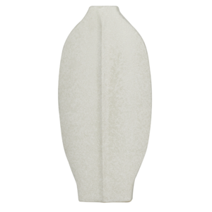 White Ceramic Textured Vase, 18in
