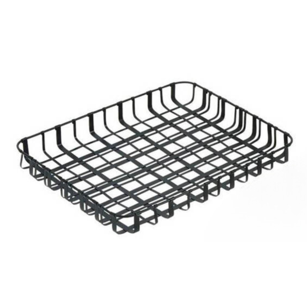 Metal Wire Tray, Black, 18in