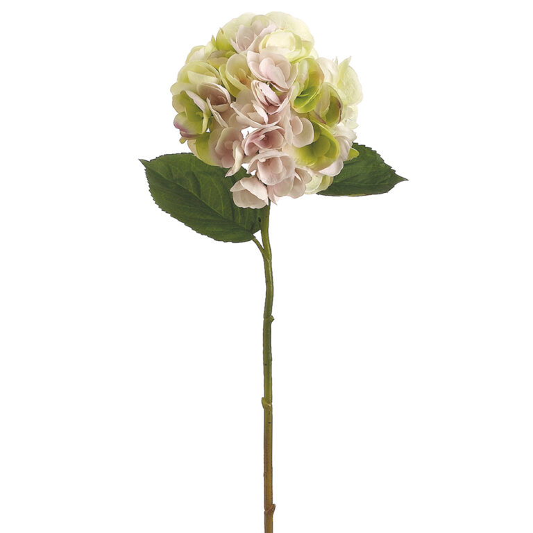 Hydrangea, Green/Lavender, 19in