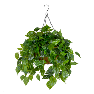 Philo Luxe Coco Basket w Hook, Green, 24in