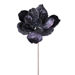 Magnolia, Jewel Glitter Black, 18in
