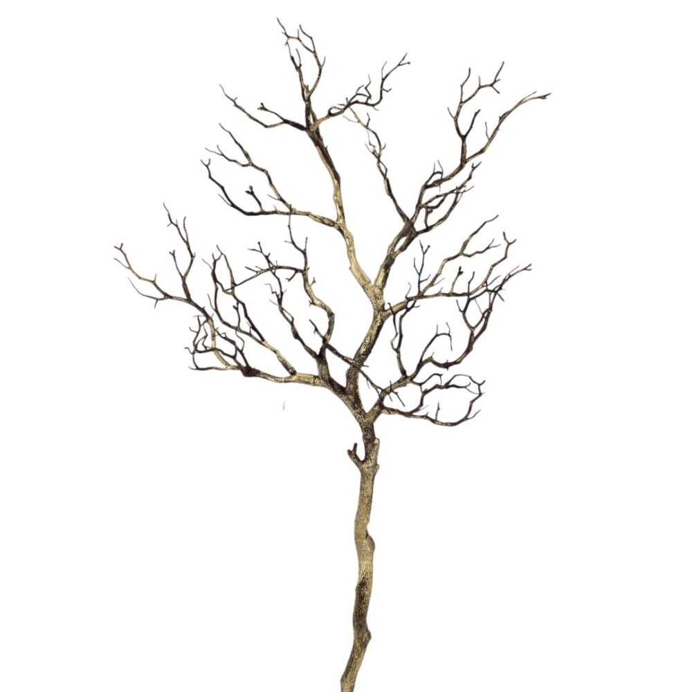 Twig Branch, Brown/Gold, 38in