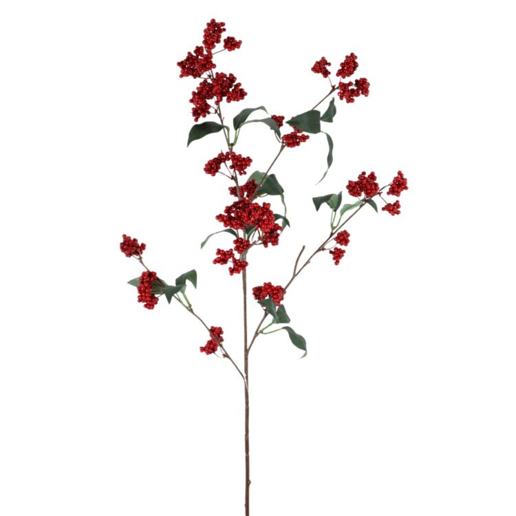 Berry Elder Spray, Red, 35in