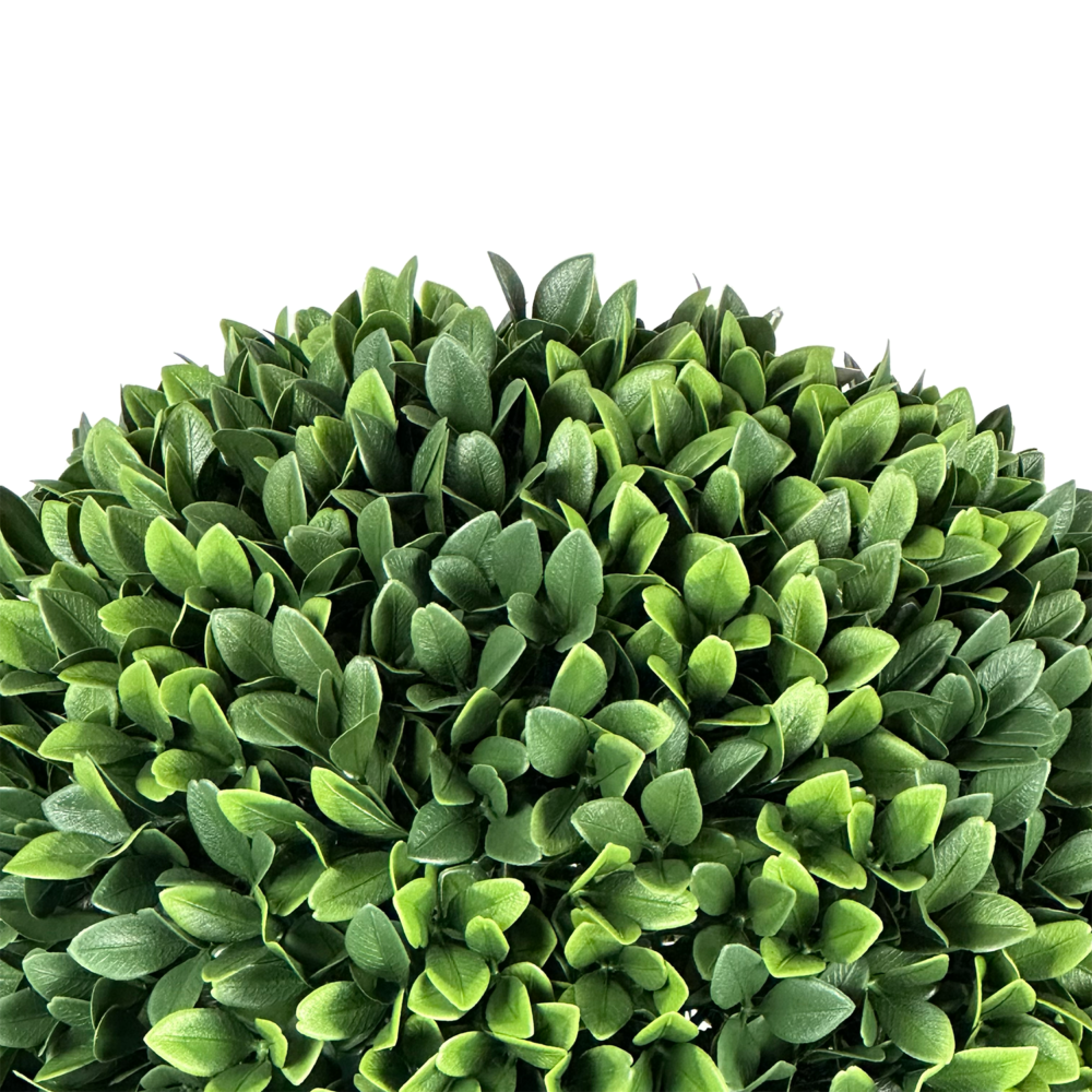 Barcelona Boxwood Double Ball Topiary Tree, 42in (UV) - Image 2