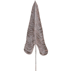 Elephant Leaf, Glitter Brown, 45in