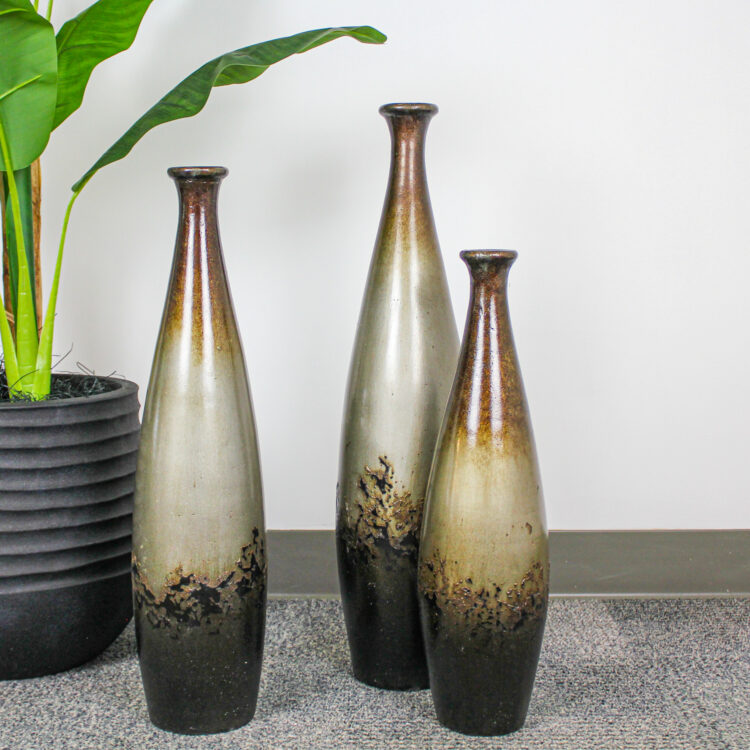 Gozi Hand-Crafted Terracotta Vase