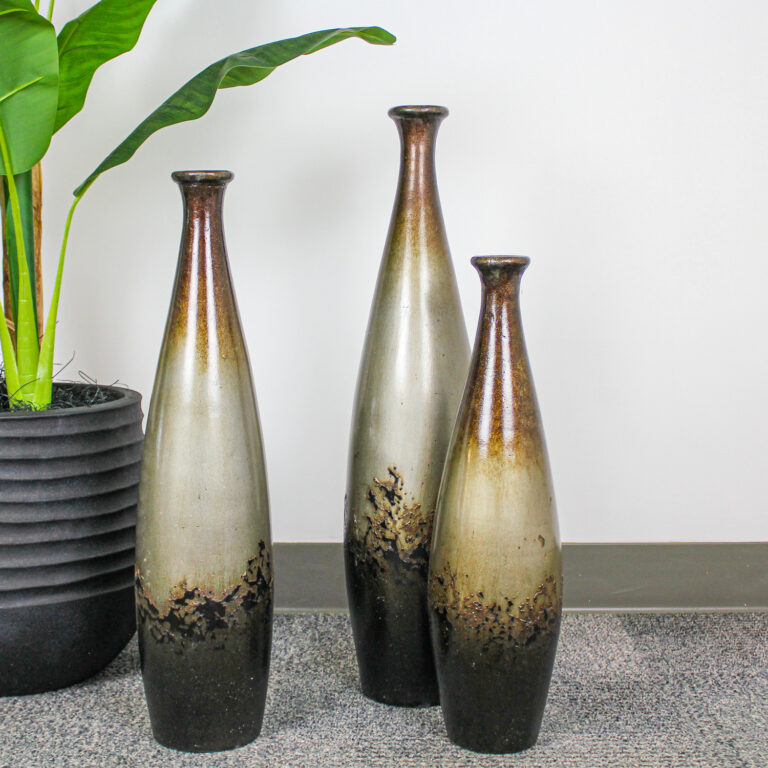 Gozi Hand-Crafted Terracotta Vase