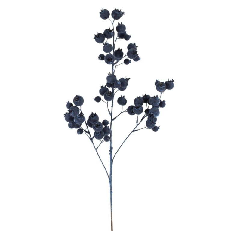 Berry Spray, Blue,  28in