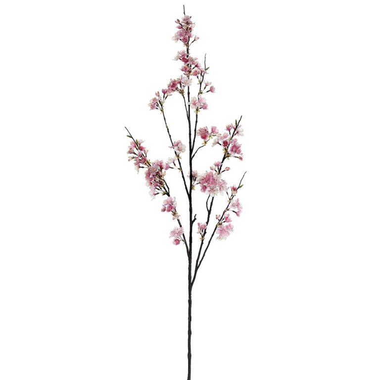 Cherry Blossom Spray, Pink/Cream, 51in