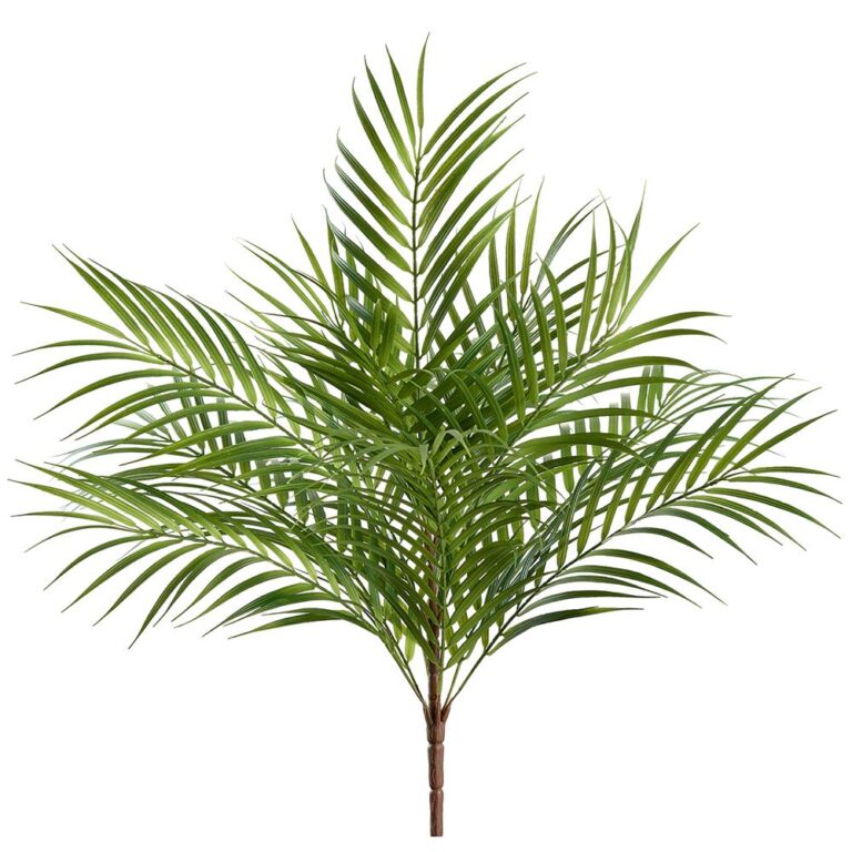 Areca Palm Bush, Green, 22in