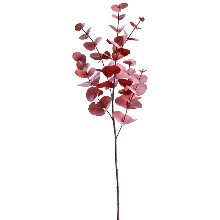 Eucalyptus Spray, Burgundy, 34in
