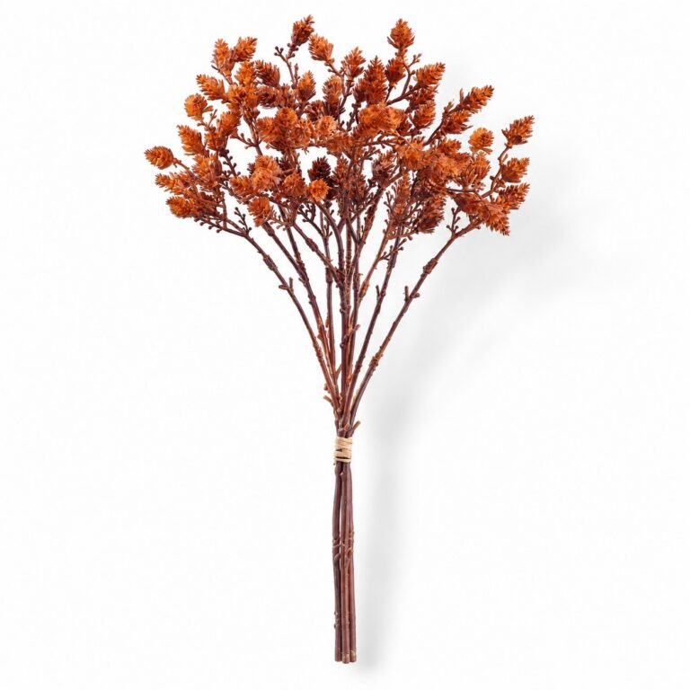Pine + Cone Bundle x3, Orange, 18in