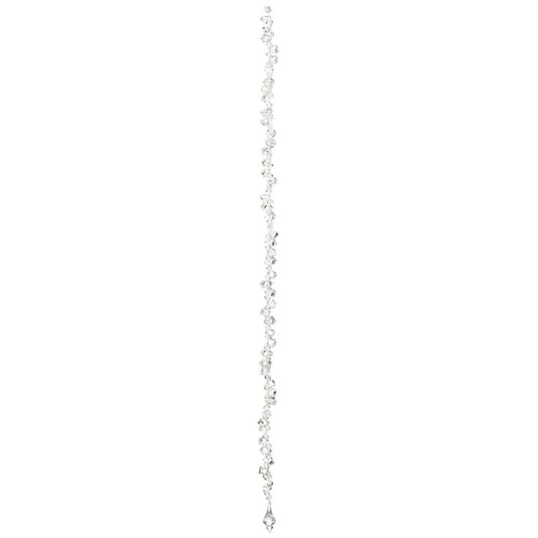 Faux Crystal Garland, Clear, 39.5in