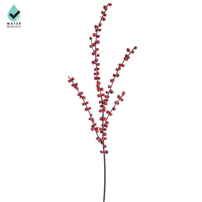 Naked Berry Spray, Red, 28in
