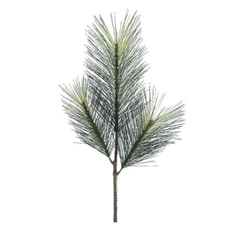 Long Needle Pine Spray, Green/Brown, 30in