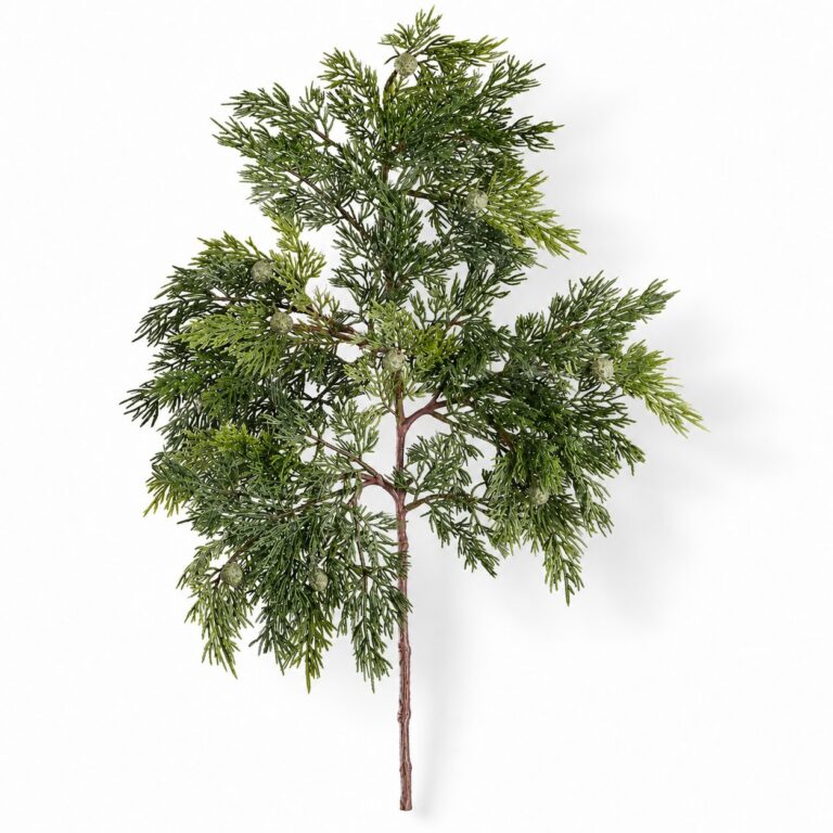 Green juniper spray, 23 in