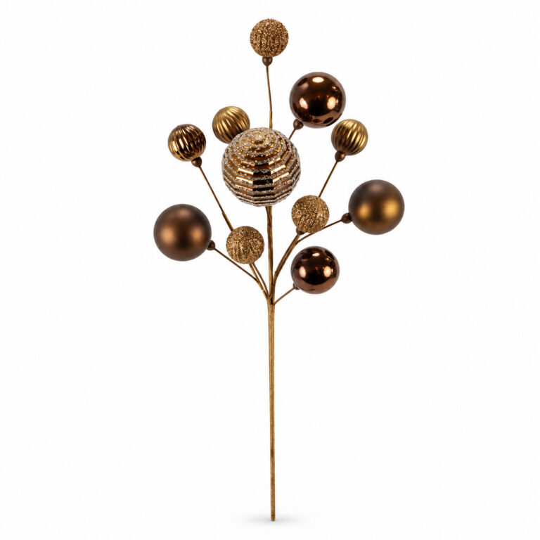 Brown Mixed Orb Spray, 26 inches (SKU: 224037)