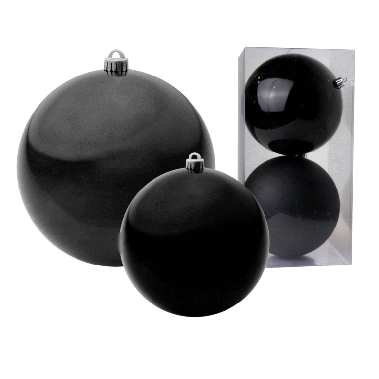 Essential Black Christmas Ornament