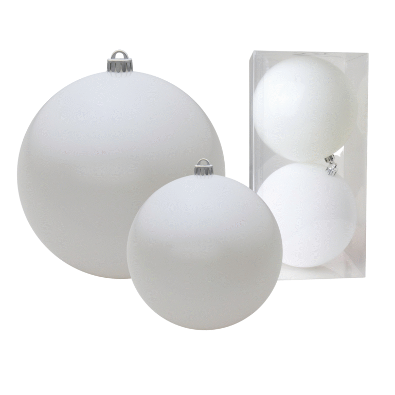 Essential White Christmas Ornament