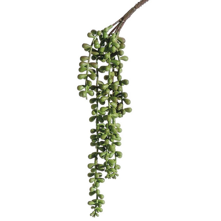 String of Pearls, Green, 13in
