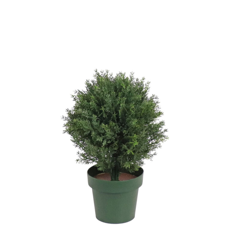 Mini Cedar Topiary, Green, 20in (UV)