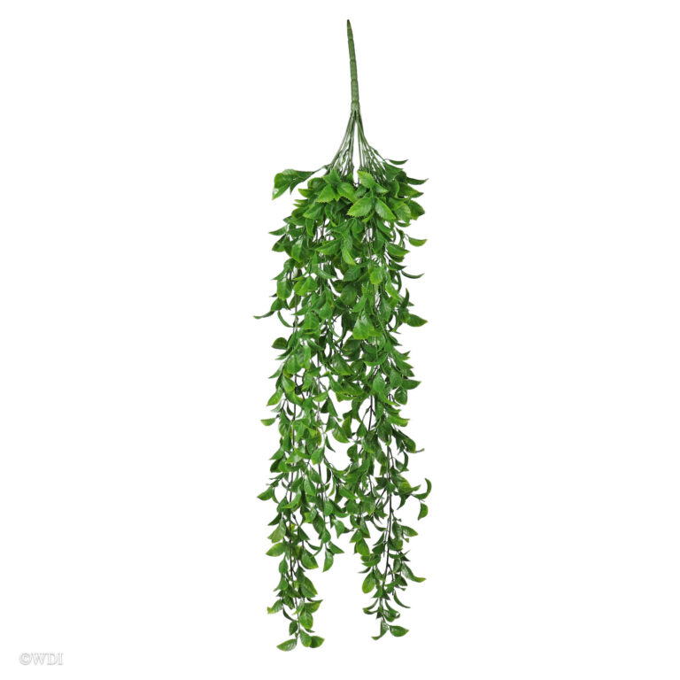Tea Leaf Hanging Vine, Green, 28in