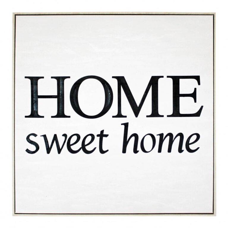 Home Sweet Home Wall Art (32inx32in)