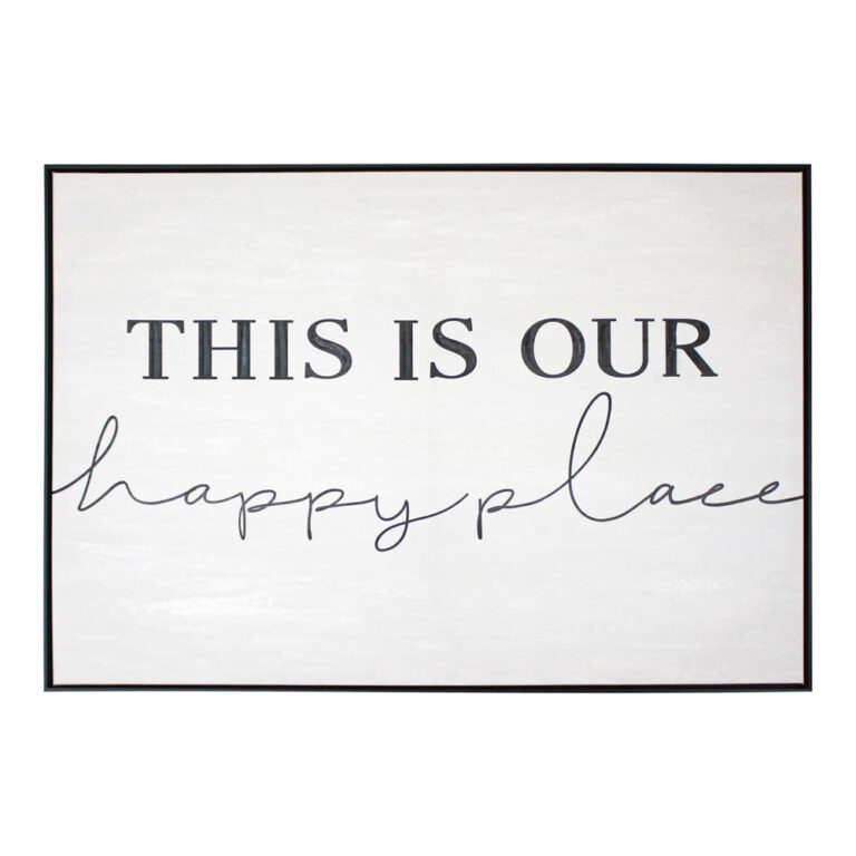 Happy Place Wall Art (32inx48in)