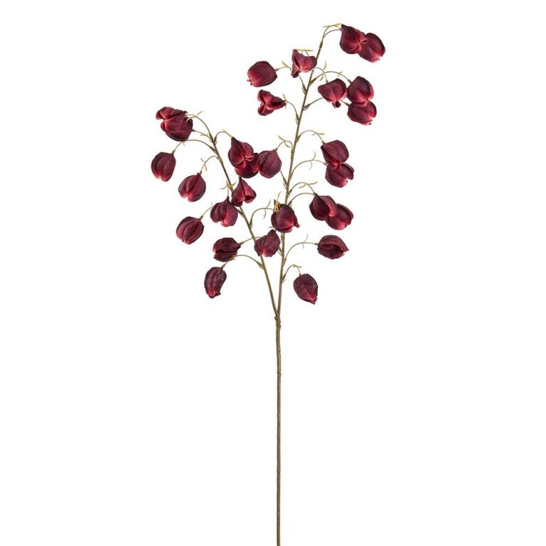 Chinese Lantern Spray, Burgundy, 38"